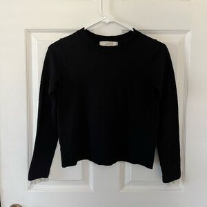 LOFT Classic Black Long Sleeve Sweater